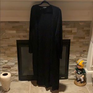 Long Duster Cardigan, H by Halston